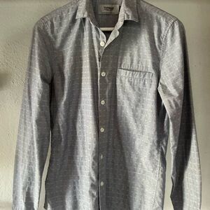 🔥MOVING CLOSEOUT BEFORE DONATION Topman Gray Casual Button Down Shirt